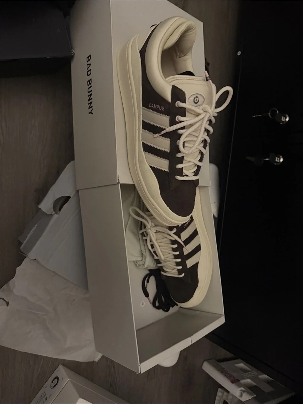 adidas Campus Low Sneakers in Brown and Cream